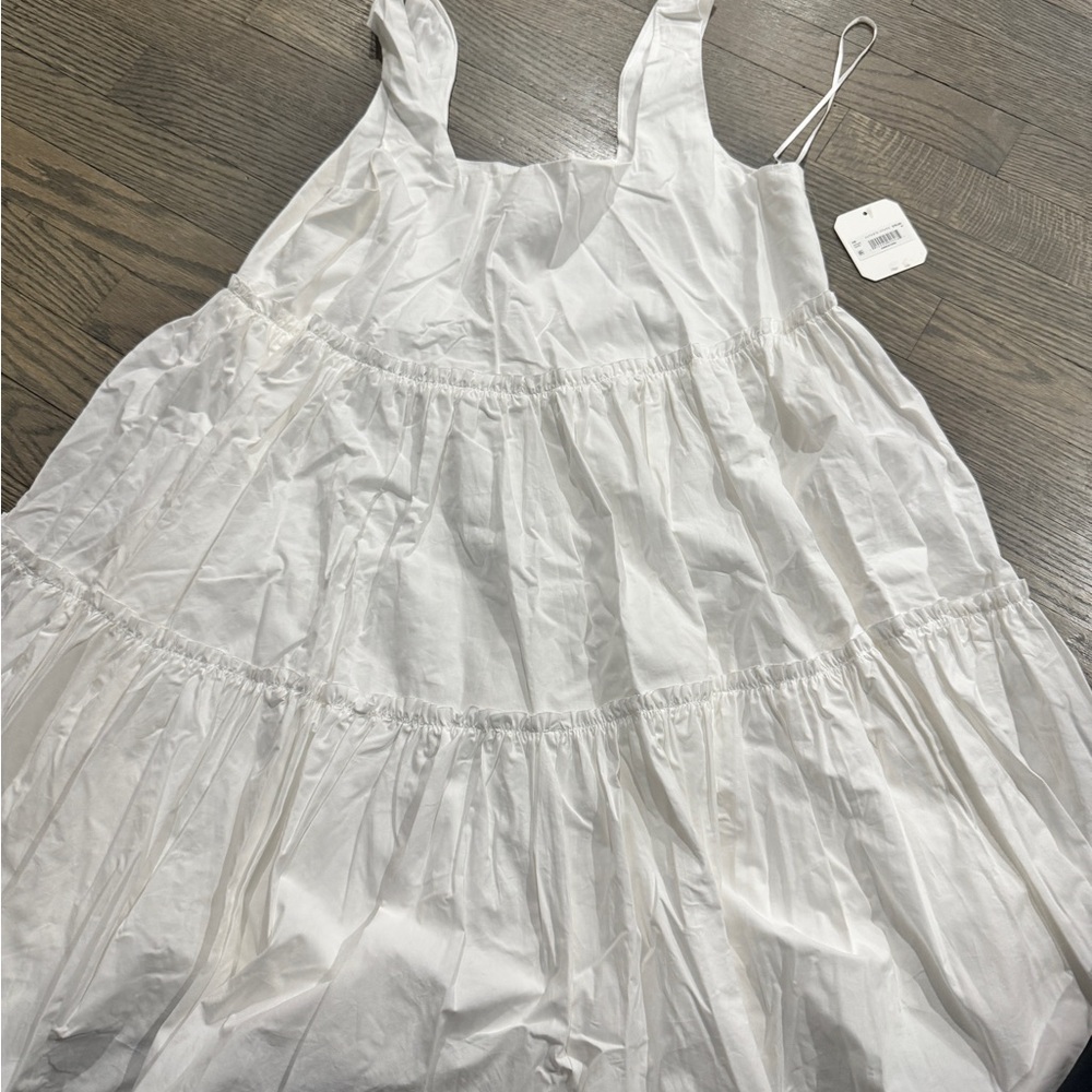 White Sleeveless Dress altar'd state baby doll dress
